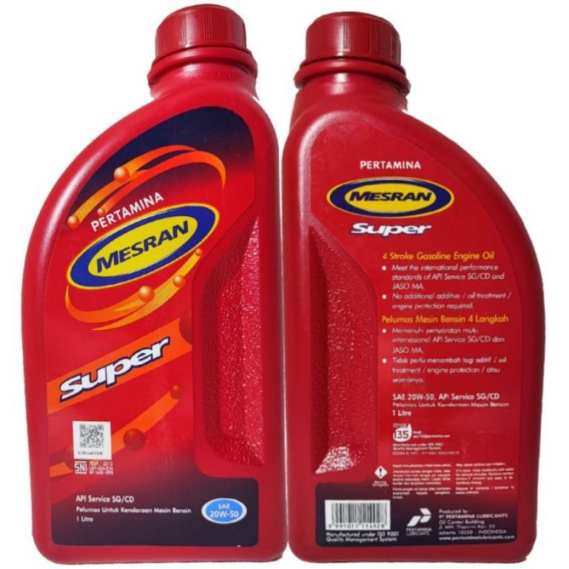 Maju Makmur Oli Mesran Super 800Ml 1Liter Oli Pertamina Mesran Super 800Ml 1Liter Oli Mesran Super