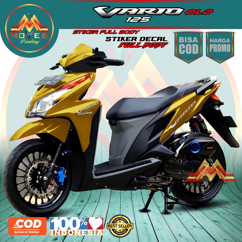 Bisa COD (DECAL POLOSAN) Decal Sticker Vario 125 OLD full body - Dekal Stiker Vario 125 old polosan 