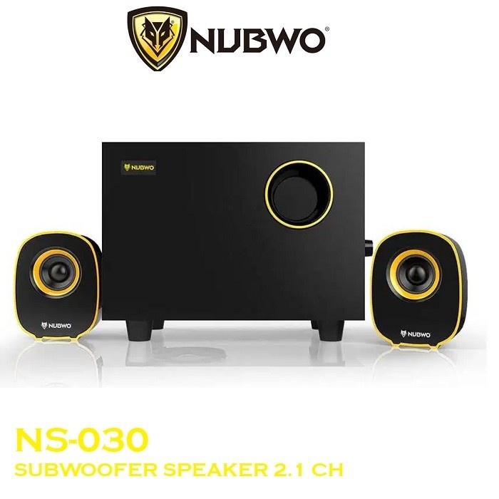 Speaker Nubwo Ns-030 - Speaker 2.1 With Subwoofer