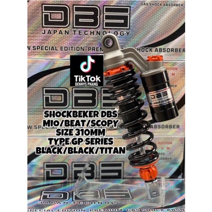 Shock DBS 8894 GP Series Matic Singel shockbreaker metic tabung atas 310mm fino mio lexi fazzio scoopy beat xeon dll