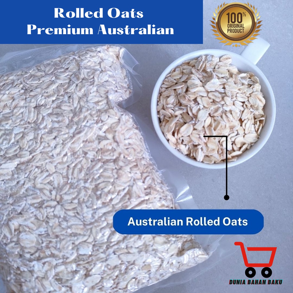 Rolled Oats Premium Super Australia Halal/ Oat Utuh Premium 500 / 1 Kg