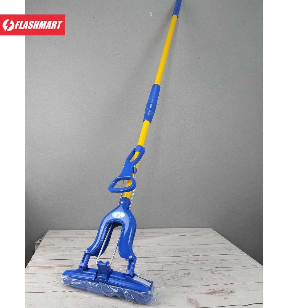 Flashmart Pel Peras Telescopic Sweeper Floor Stainless Steel - F-19TK