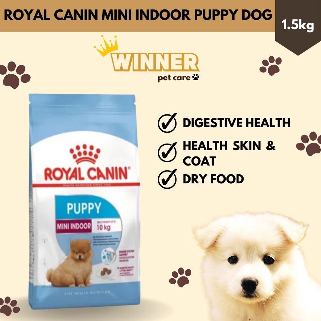 Royal Canin Mini Indoor Puppy Dog Freshpack 1.5kg