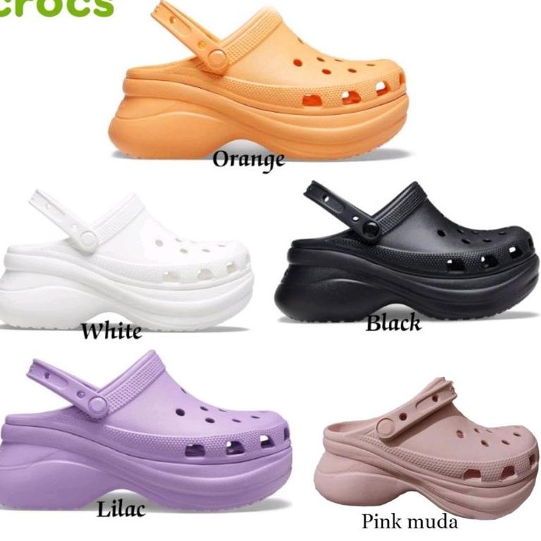 HOT SALE Crocs Classic Bae clog / Sandal wanita Crocs Classic Bae clog / Crocs clog Bae platform
