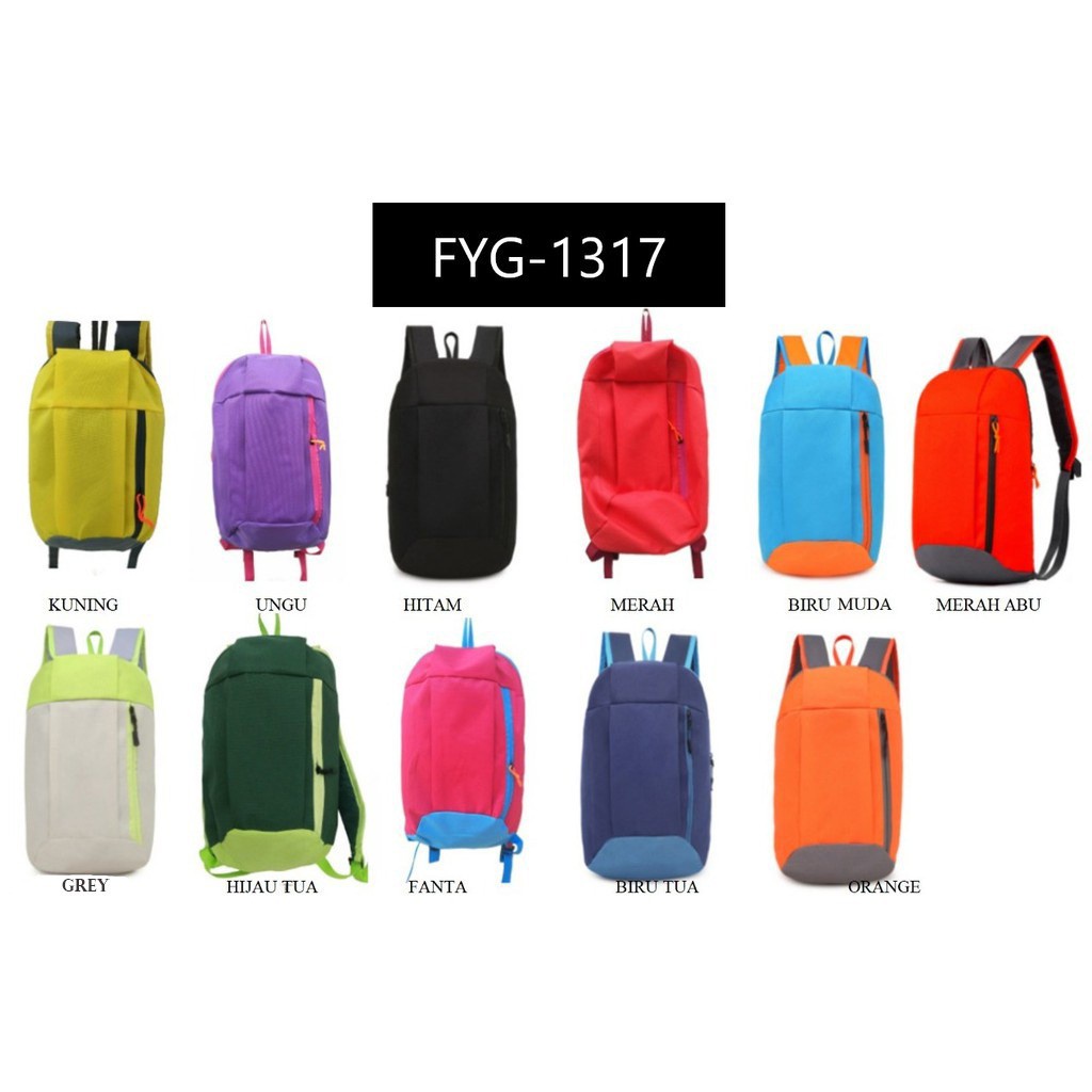 FYGALERY FYG1317 RANSEL FASHION WANITA/PRIA BACKPACK TAS PUNGGUNG QUECHUA MURAH  IMPORT