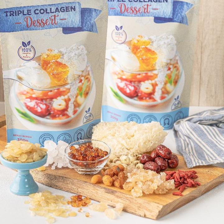 

Mau Paket Triple Collagen (Peach Gum+Snow Bird Nest+Snow Lotus) size 10-15 porsi