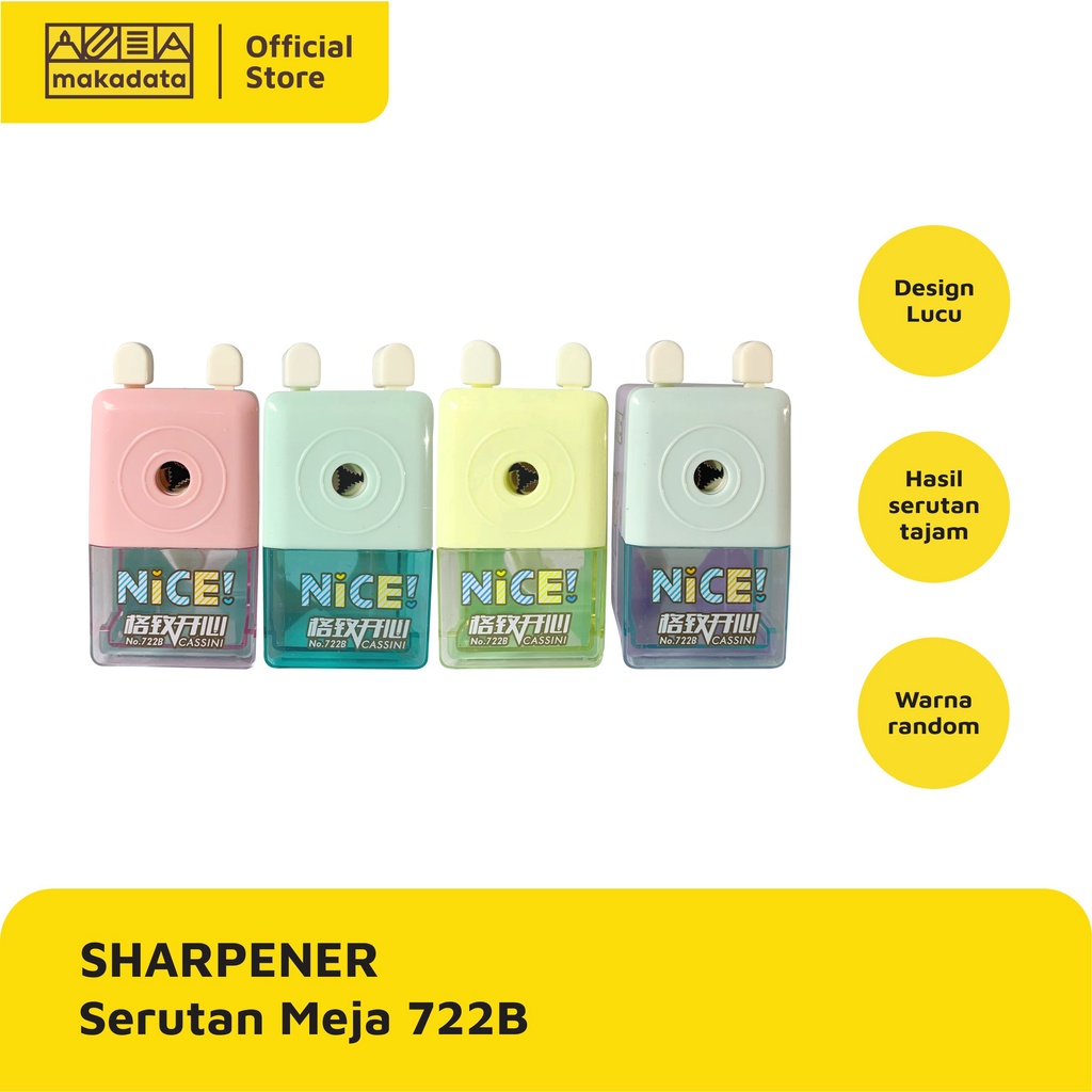 

SHARPENER / RAUTAN / SERUTAN MEJA KARAKTER 722B (1 PCS) MURAH