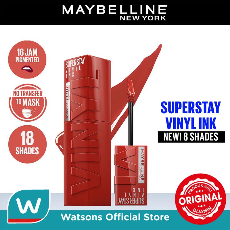 Maybelline Superstay Vinyl Liquid Lipstick - 61 Risky