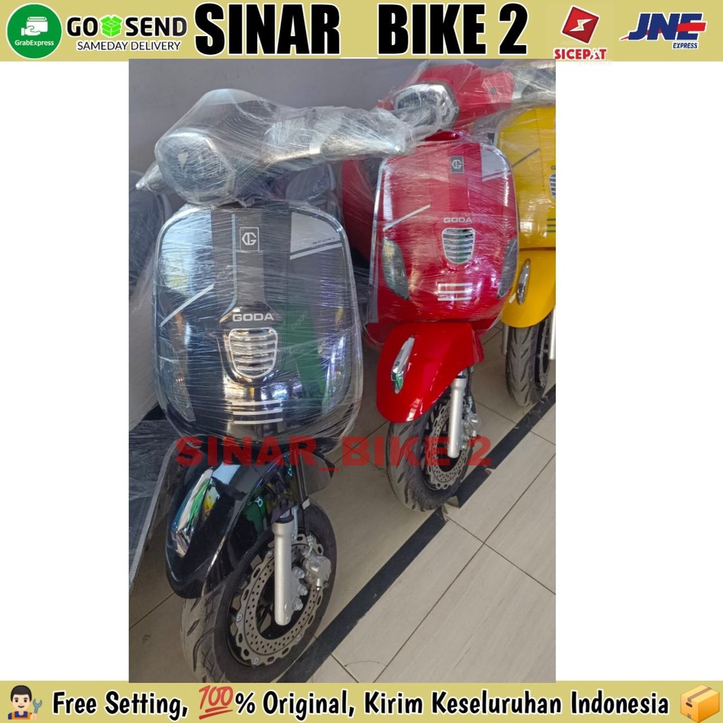 Sepeda Motor Listrik GODA 220 GOLDEN RAPTOR Electric E Bike 800 Watt