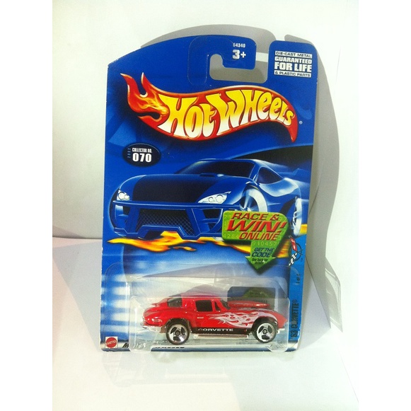 Hot Wheels. 2002 Corvette Series - 4. Split Window 63 Corvette by MATTEL 2002