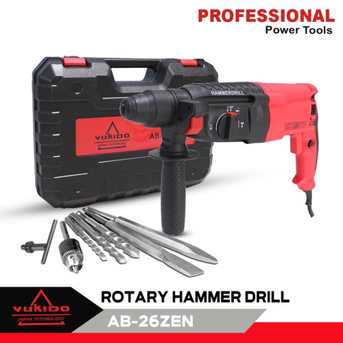 Rotary Hammer Drill 3 Fungsi Mesin Bor Bobok SDS Free Mata Bobok