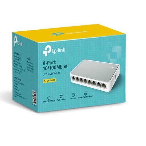 ♙ TP-LINK 8-Port Switch Hub TL-SF1008D SF 1008 D 1008D ✪