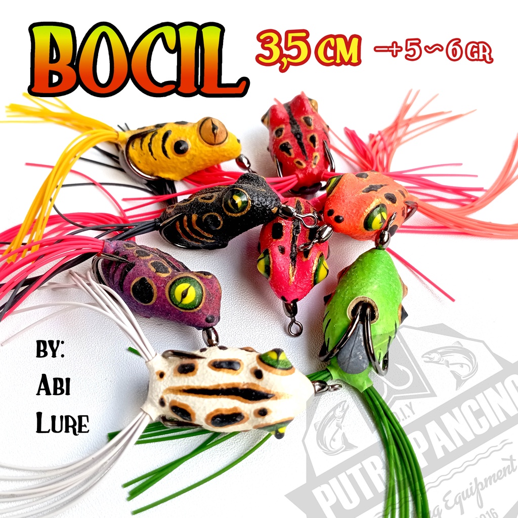 Lure BOCIL skirt thailand by Abi Lure Soft Frog softfrog