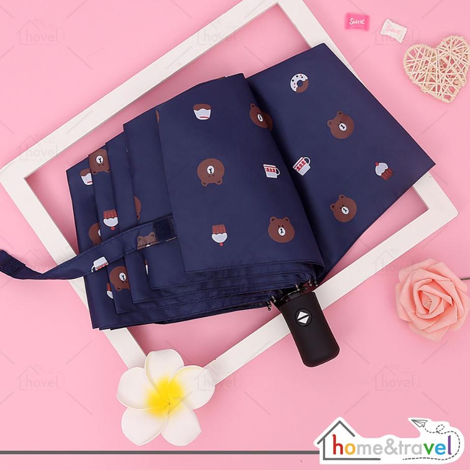 ✈  Payung Motif Lucu Karakter Beruang Payung Magic 3D Lipat Tebal ►