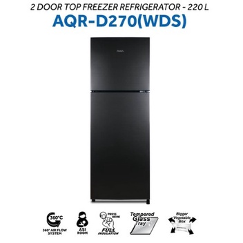 Kulkas 2 Pintu AQUA AQR-D270 (WDS)