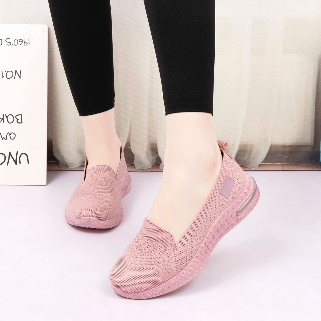 Sepatu  Sneakers Flyknit Wanita QP1127 Import Premium Quality