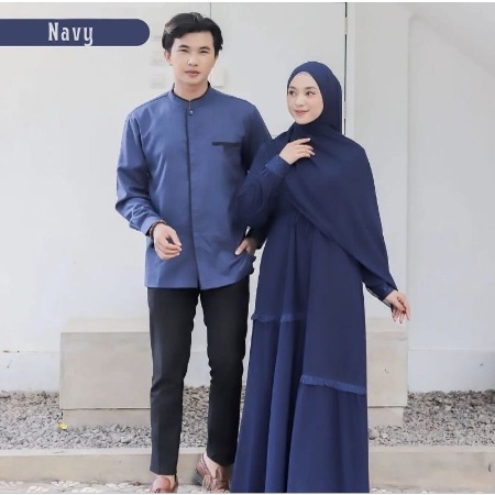 Couple Gamis Pasangan Remaja Suami Istri Edisi Lebaran Terbaru 2023 Model Kekinian Trendy Couple Len