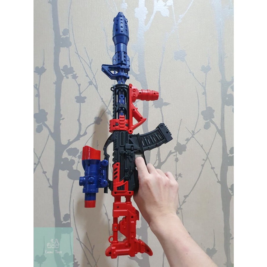 Mainan Anak Pistol Senapan Astral Blaster Laser Light & Sound DF6066