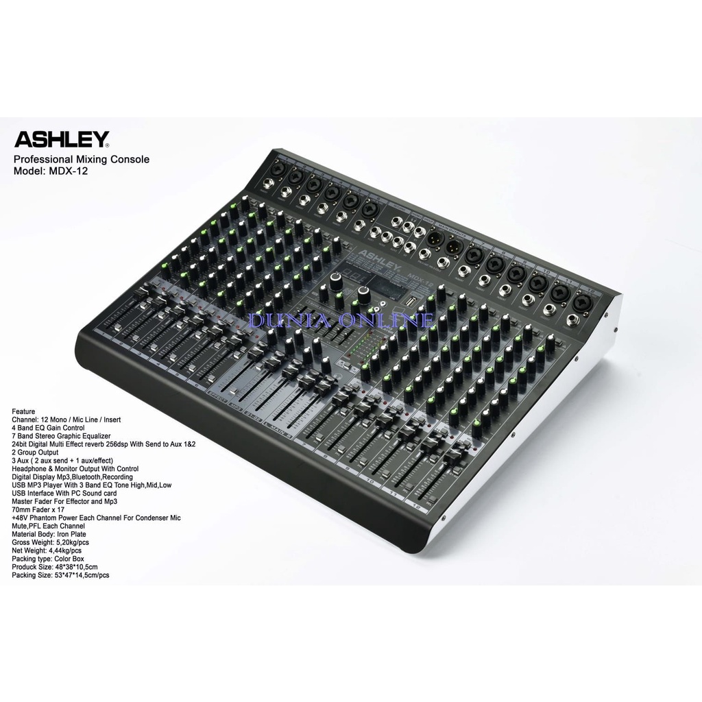 MIXER ASHLEY MDX12 MDX 12 original