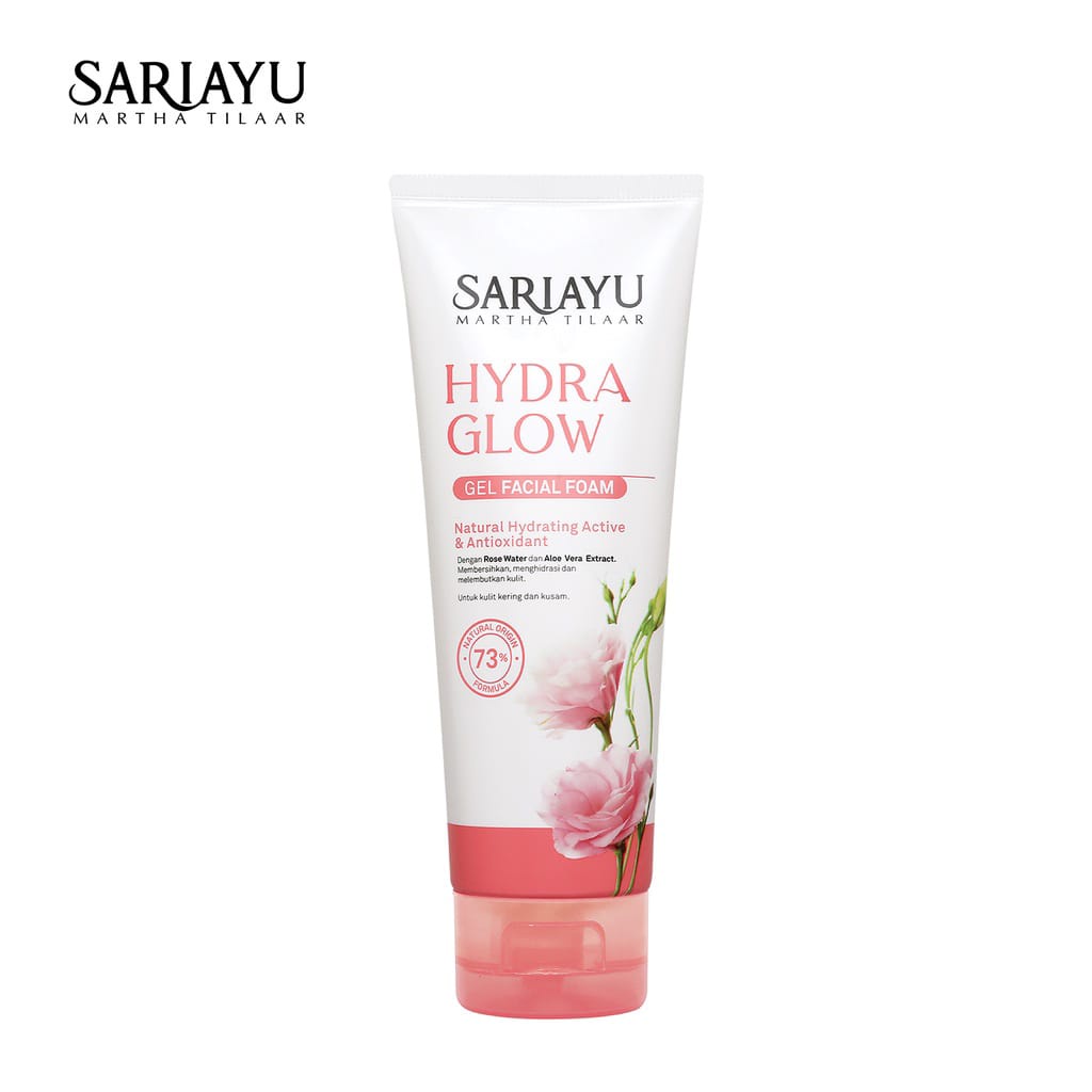 Sariayu Hydraglow Gel Facial Foam - Tube 100gr