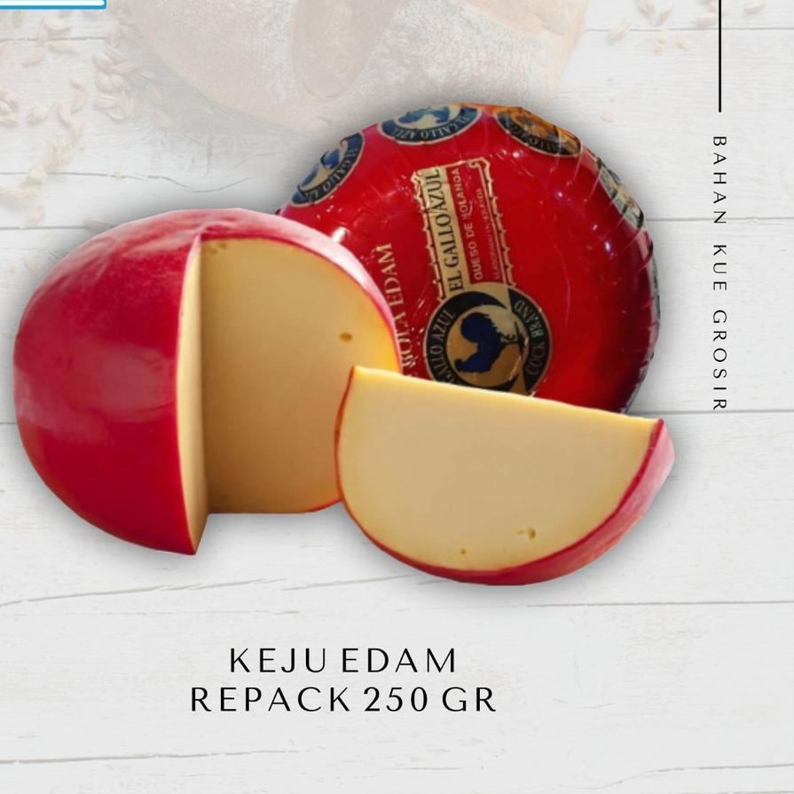 

☼ keju edam repack 250gr ➧