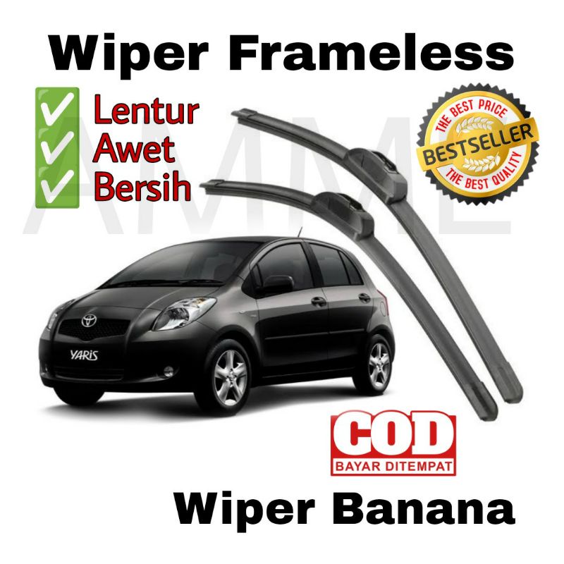 Wiper Toyota Yaris Bakpao Frameless