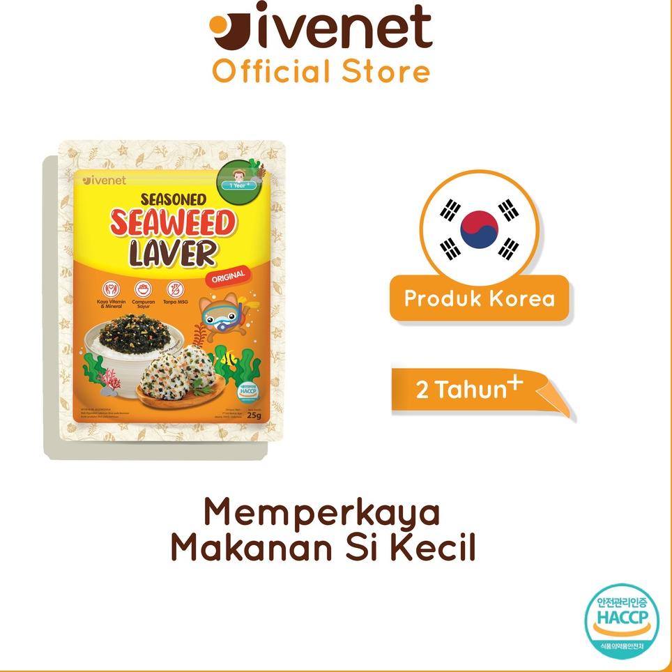 

♩ Ivenet Seasoned Seaweed Laver - Bumbu Pelengkap Makanan Rumput Laut ♪
