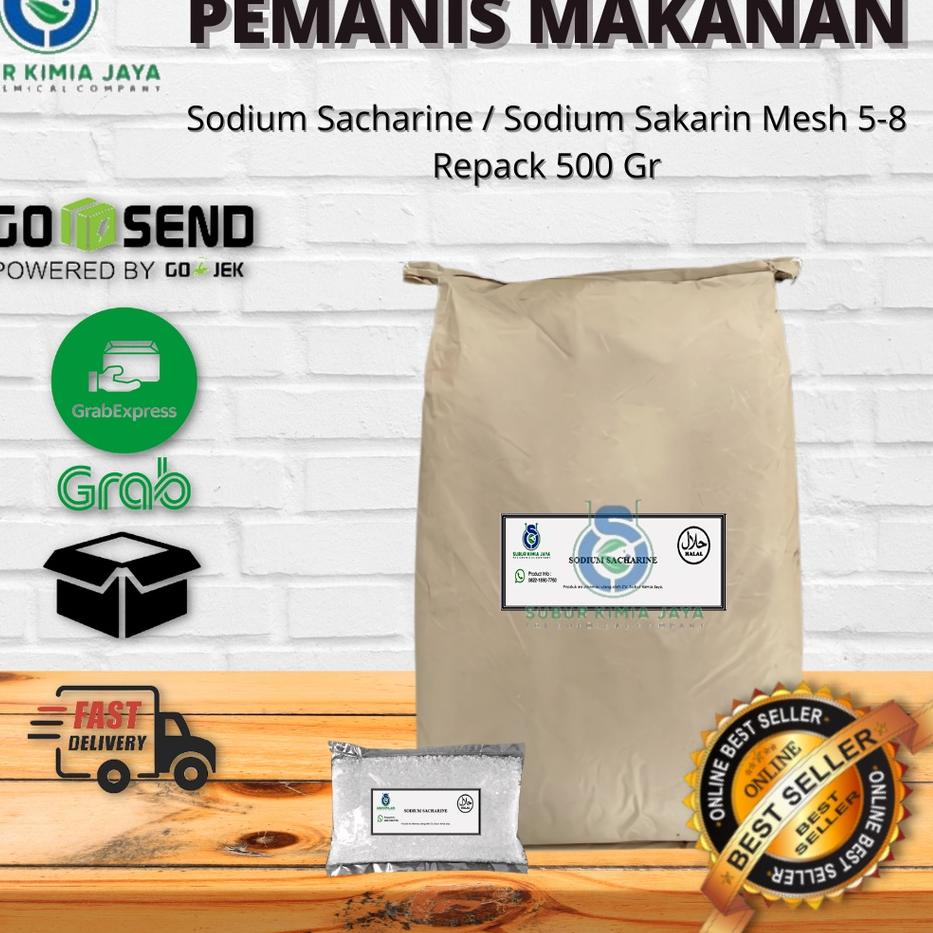 

▼ Sakarin / Sodium Sakarin / sodium sacharine mesh 5-8 kasar biang (500gr) ➼