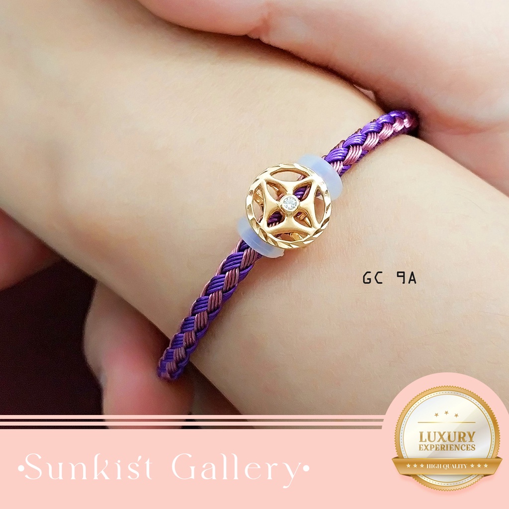 GELANG CHARM EMAS ASLI KADAR 8K / 375 DAN EMAS KADAR 6K /300 GELANG EMAS MURAH GELANG REMAJA ANAK MU