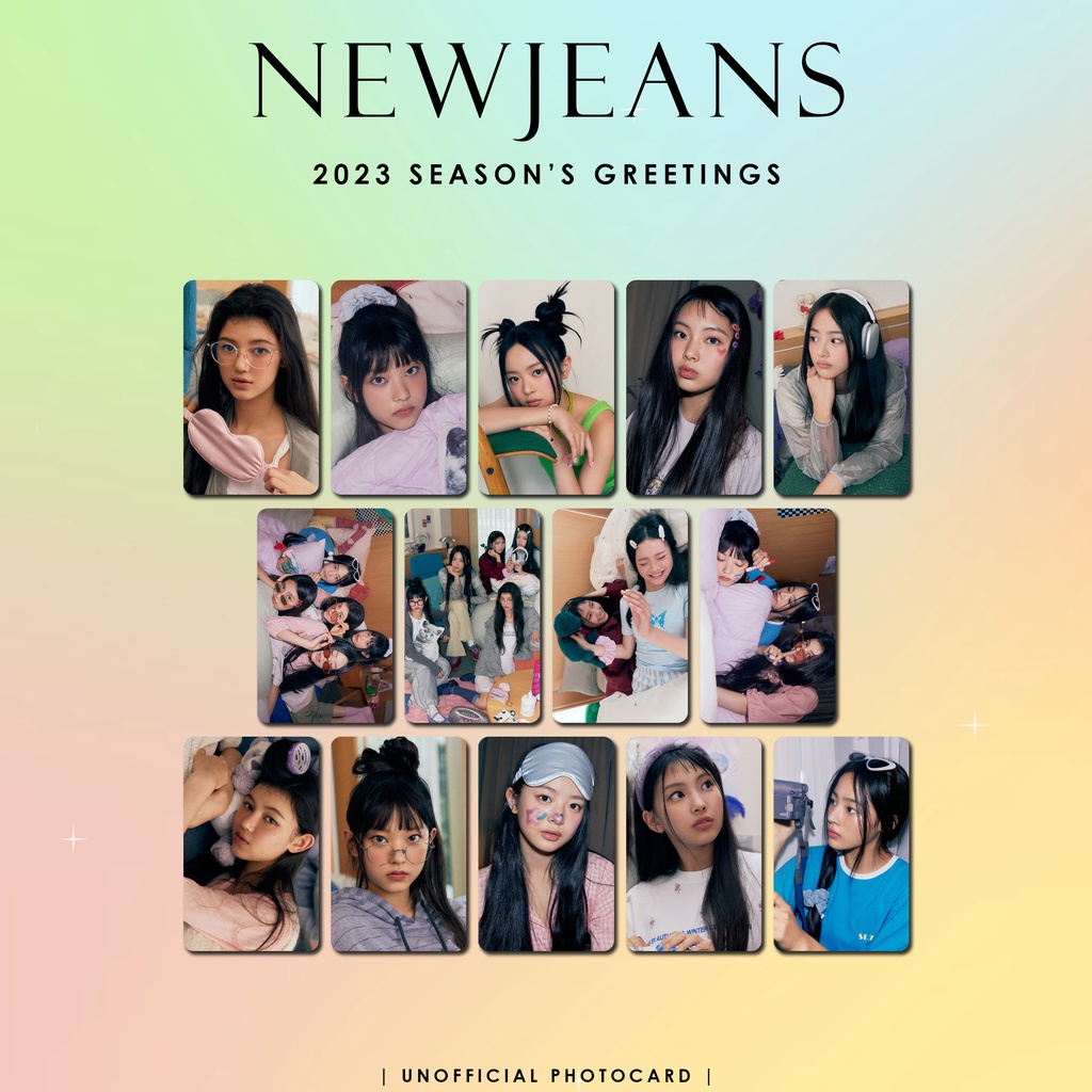 UNOFFICIAL PHOTOCARD NEWJEANS 2023 SEASON'S GREETINGS