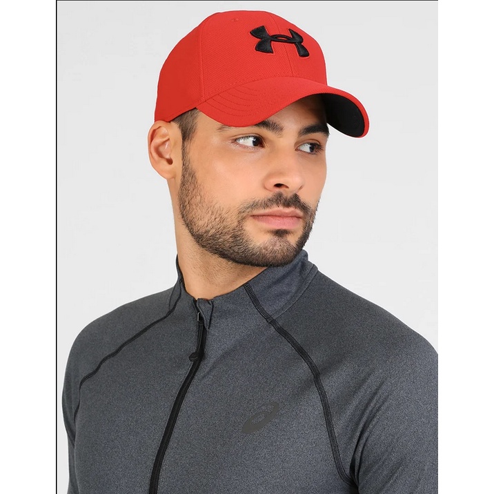 Topi UNDER ARMOUR UA Blitzing 3.0 Cap RED 1305036-600 Hat Original