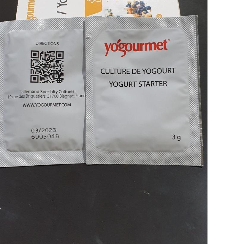 

♧ Bibit Yogurt kemasan 3gr + 3gr merk Yogourmet ♩