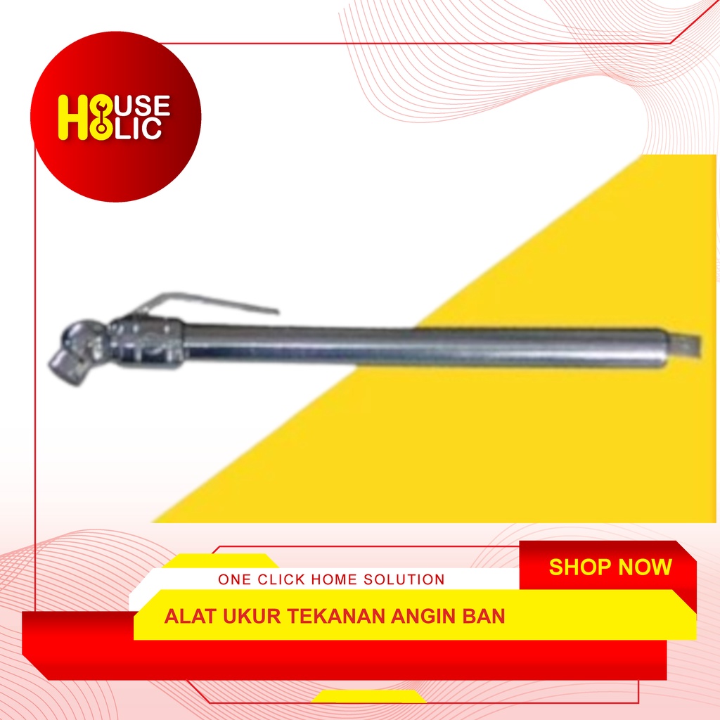 HASSTON Alat Ukur Tekanan Angin Ban 50 PSI / Tire Gauge Pen 4660-100