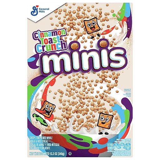 Cinnamon Toast Crunch Cereal MINIS 12.3 Oz