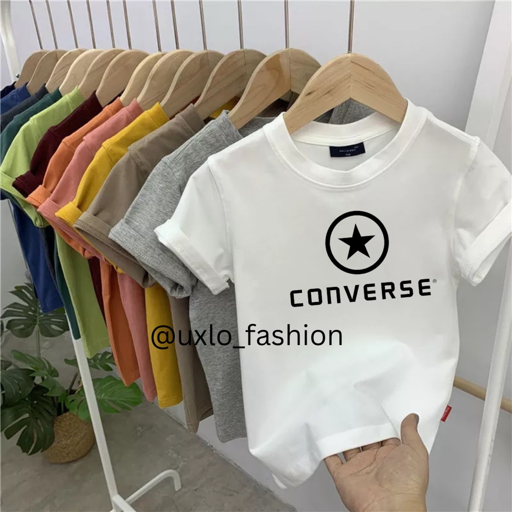 BAJU KAOS ANAK LAKI LAKI DAN PEREMPUAN MURAH UMUR 2-9TAHUN GAMBAR CON VRSE UXLO FASHION