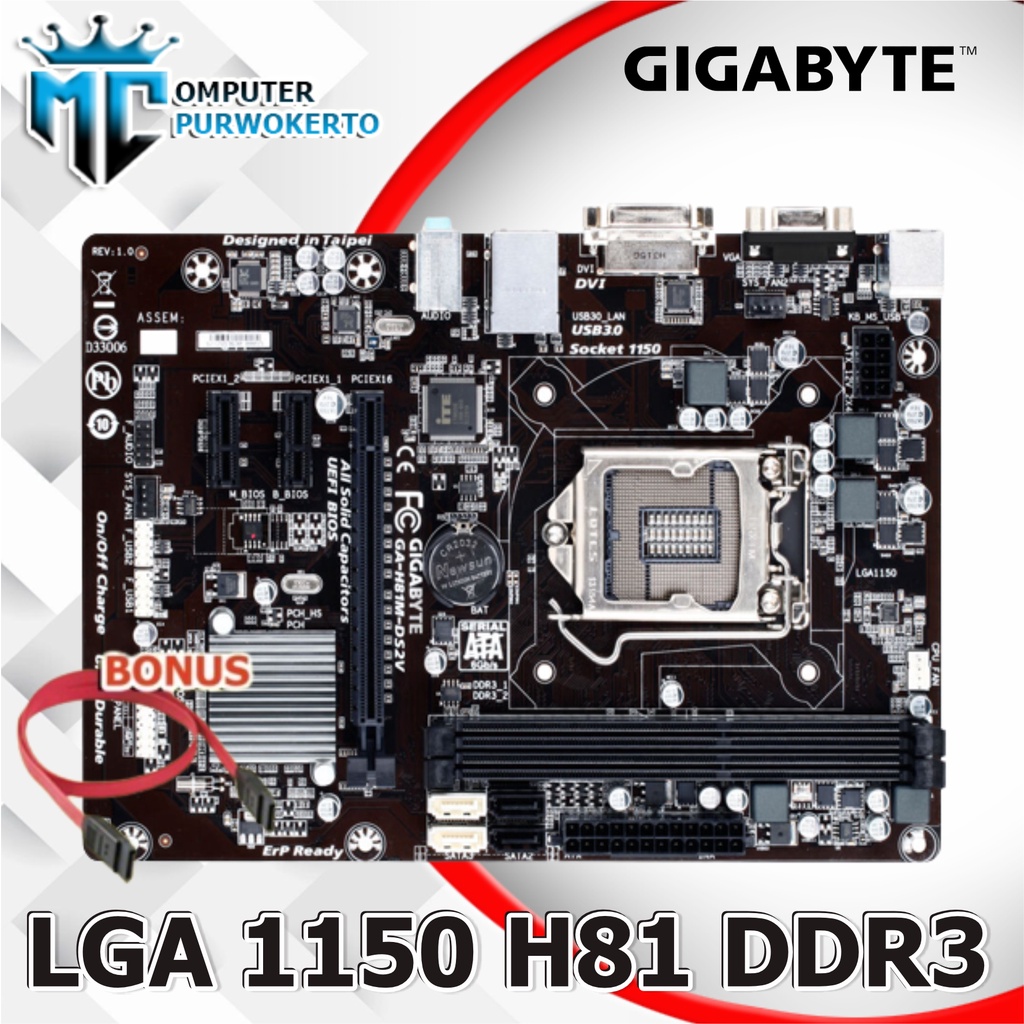 Motherboard Intel LGA 1150 H81 Asus Ddr3