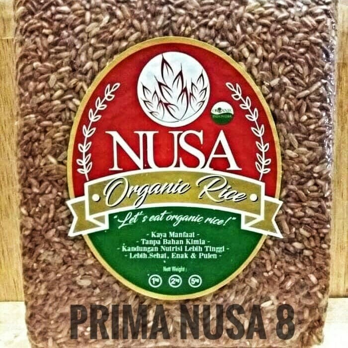 

Beras Merah Organik/beras diet/diabetes 5 kg