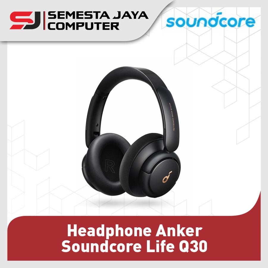 Headphone Anker Soundcore Life Q30 Bluetooth ANC Hi-Res NFC (A3028H11)