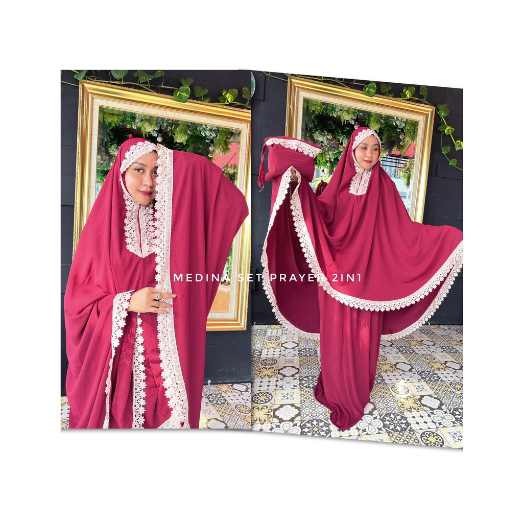 Ameena Prayer Set 2in1 Mukena Traveling Elegant