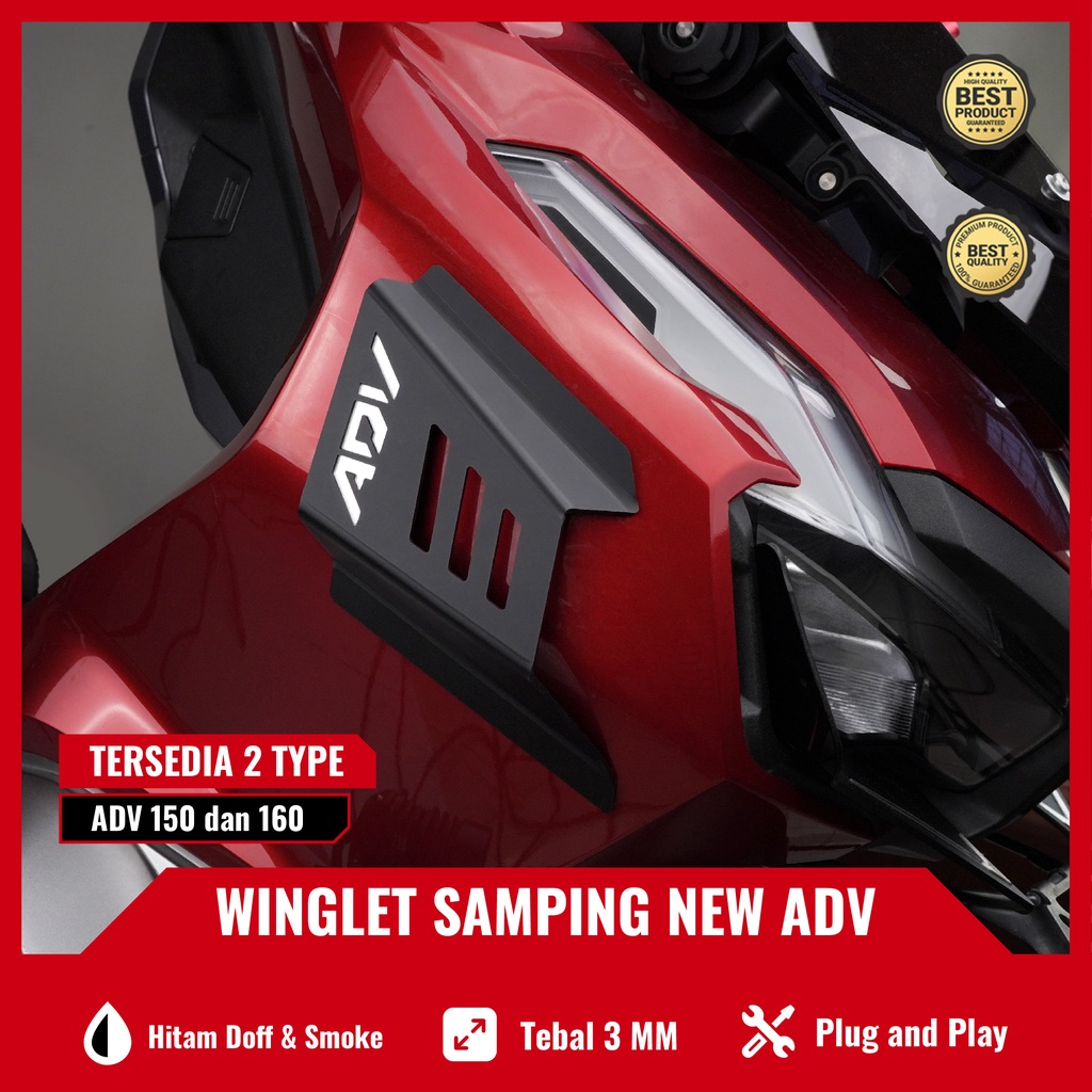 Neo NSA Aksesoris Motor ADV 150 ADV 160 Winglet Adv 150 Adv 160 Side Air Flow Adv 150 160 Aksesoris