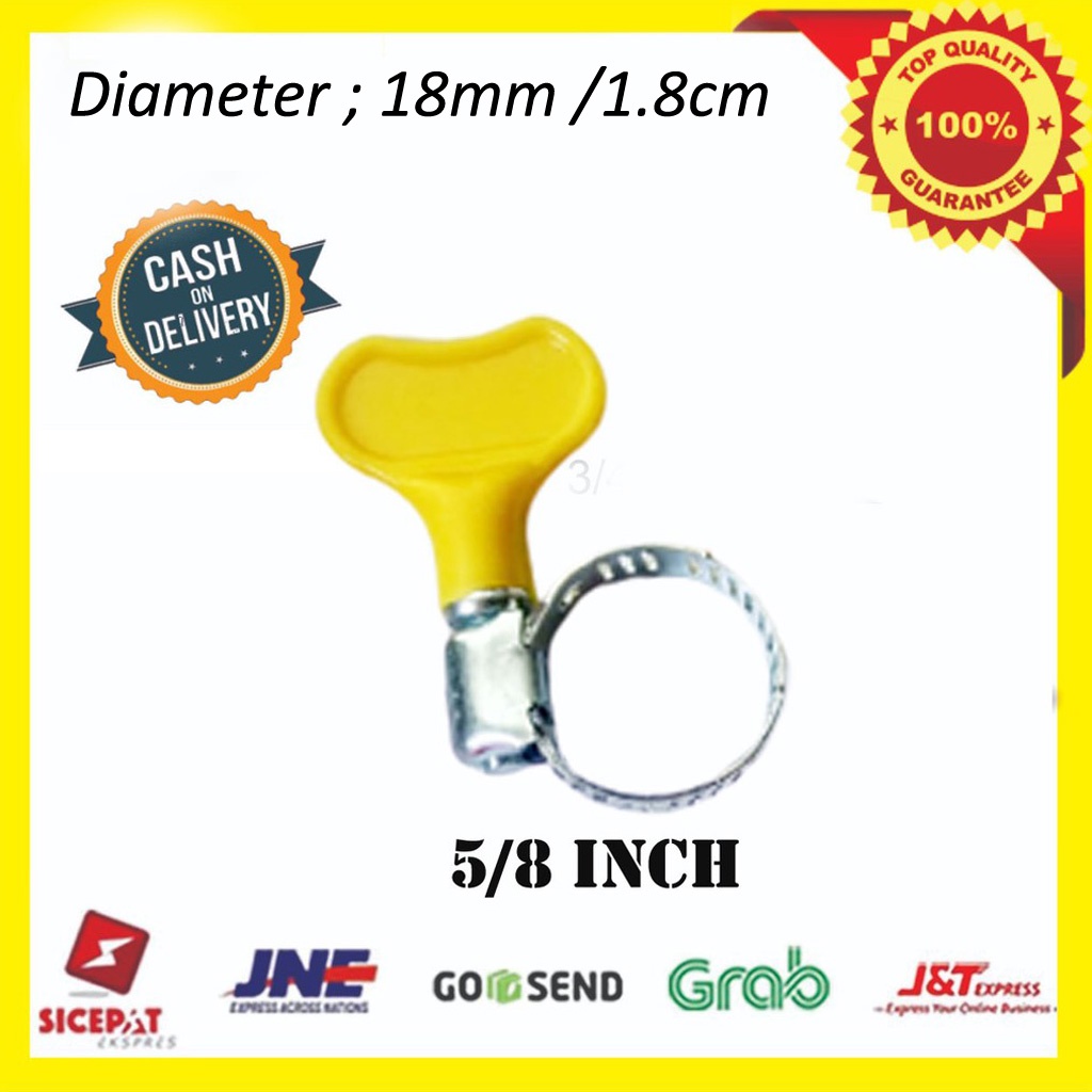 KLEM SELANG GAS KOMPOR REGULATOR &amp; SELANG AIR PENGUAT PENGUNCI SELANG ANTI BOCOR MURAH COD