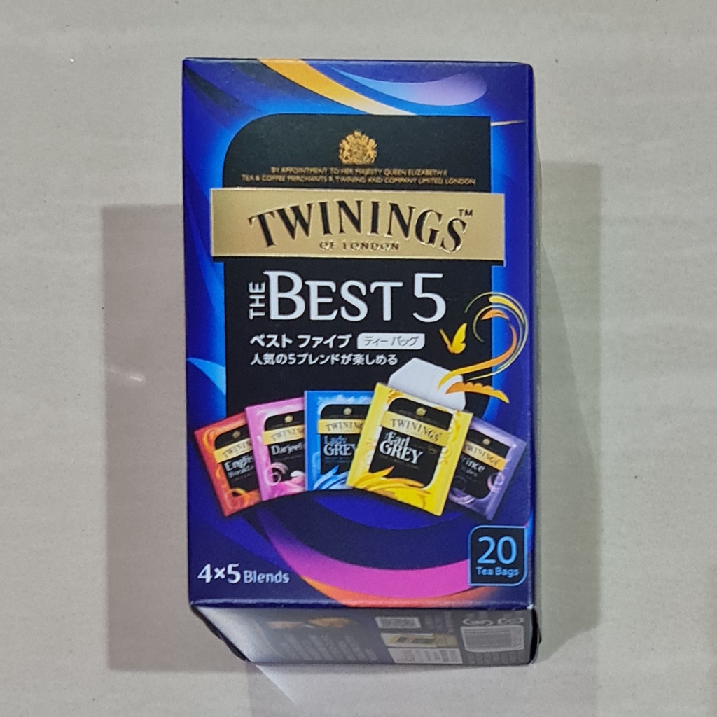 

Twinings of London Assorted The Best Five Black Tea 20 Tea Bags