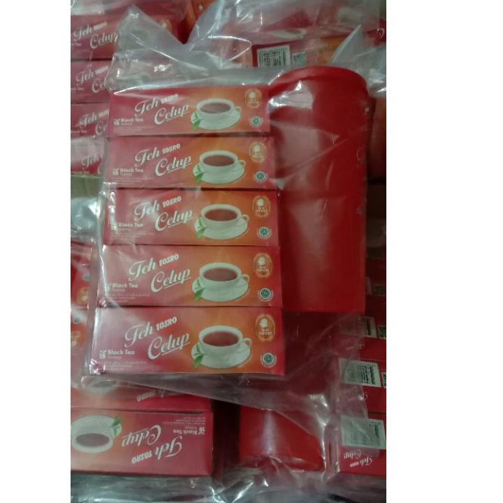 

Langsung pesan4k4Jy (COD READY) Paket Teh Botol Celup Sosro 15 Bag isi 5 box - Free Thumbler - Teh Alami - 1 box isi 15 Tea