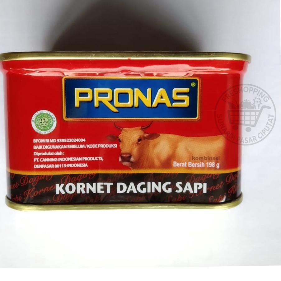 

Cepaat Pronas Kornet Sapi Regular 198 g