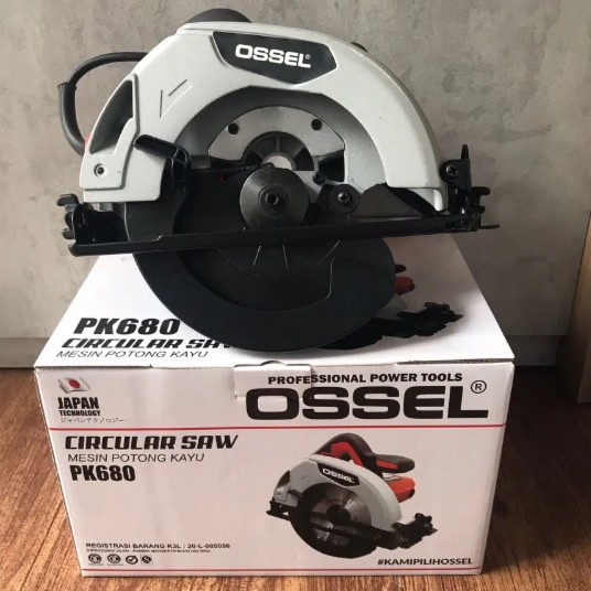 OSSEL MESIN GERGAJI POTONG KAYU CIRCULAR SAW 7" 7 INCH PK680 PK 680