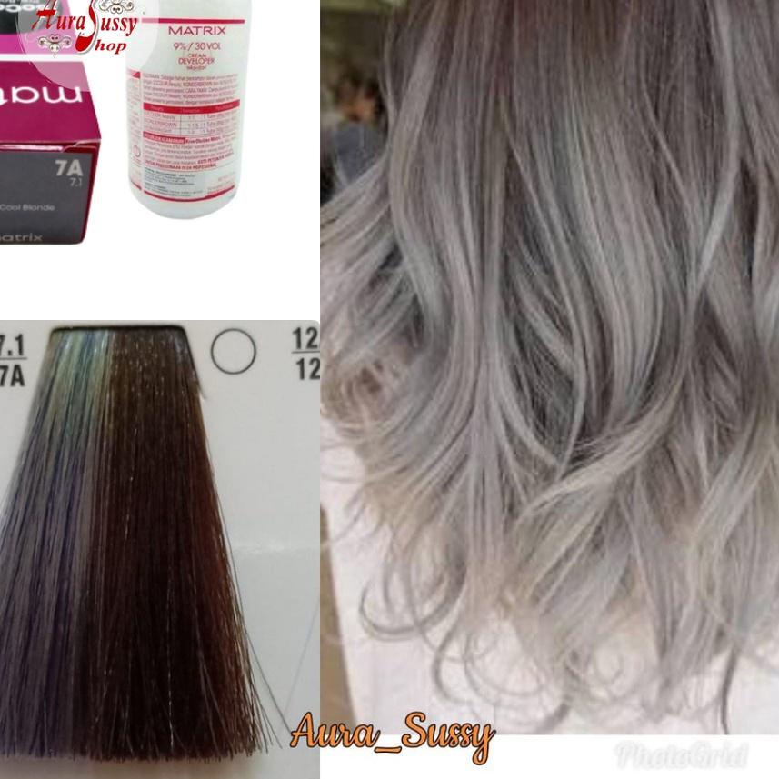 ▼ MATRIX So Color 7.1 / 7A Cat RambuT Medium Cool Blonde Grey 90 ml + Oxydant 135 ml ✸