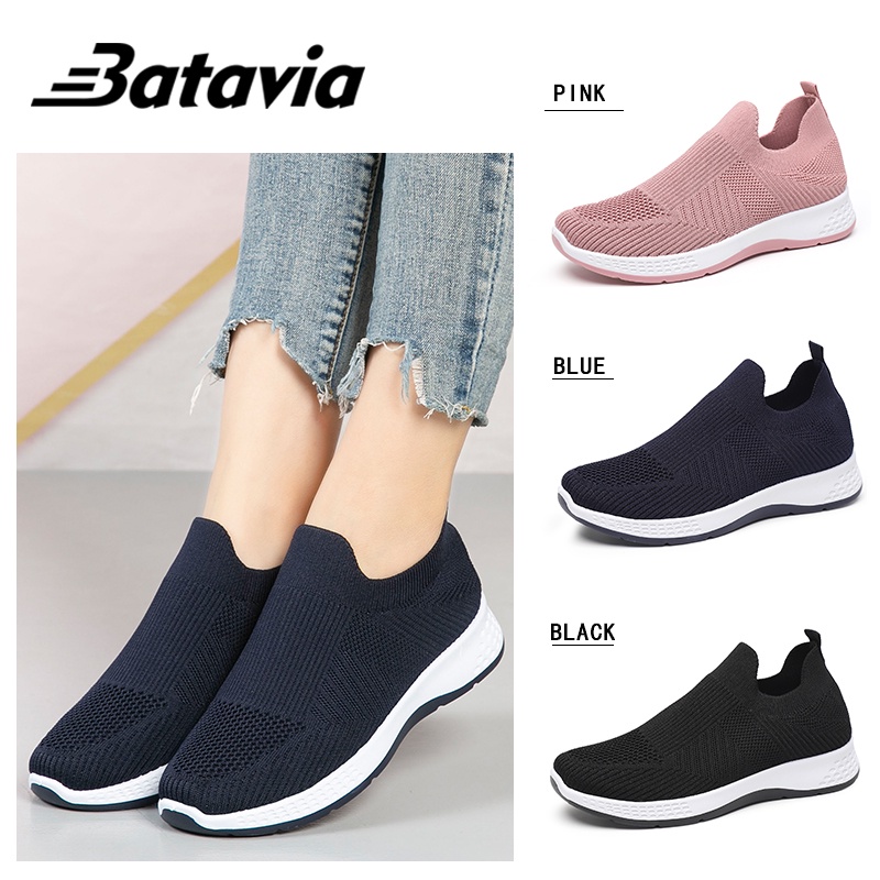 Batavia Sepatu terbaru sepatu wanita impor fashion sepatu wanita bernapas sepatu wanita kasual sneakers nyaman sepatu wanita D3