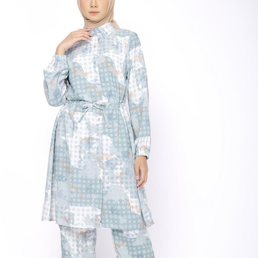 ✽ BIA By Zaskia Mecca - Queen Mint Tunik - Islamic Journey In Europe - Edisi Denmark Sarimbit ➦