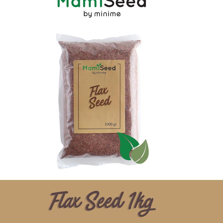 

♖ MAMISEED Flax Seed 1kg - Biji Rami Flaxseed ✻