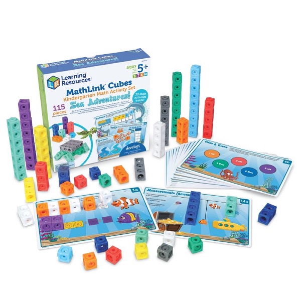 Learning Resources MathLink Cubes Kindergarten Math: Sea Adventures